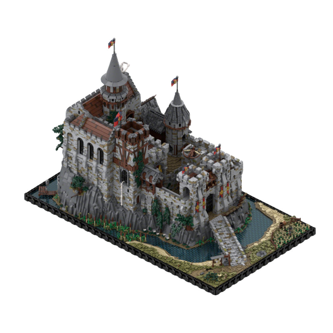 moc-206892 medieval castle building blocks set(21090pcs)