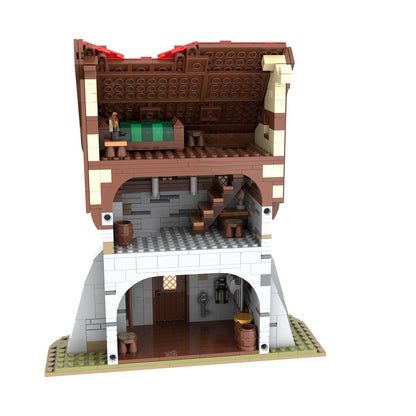 moc-212258 medieval tower building blocks set (2890pcs)