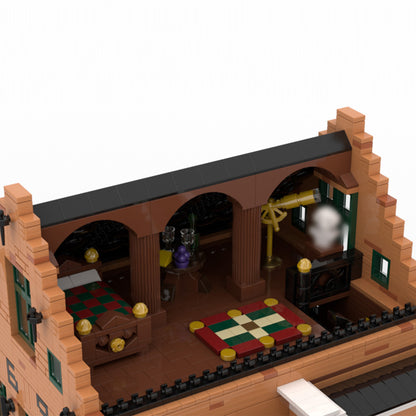 moc-197879 colonial goods store & old bakery building block set(7296pcs)
