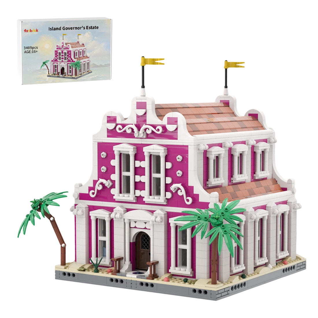 MOC-258528 Governor's Mansion Modular Building Blocks Set