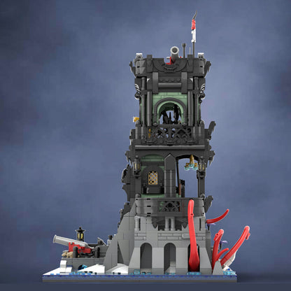 Black Watchtower Pirate Fortress Building Blocks