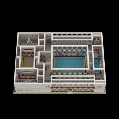 ancient roman bath building block set (30812pcs)