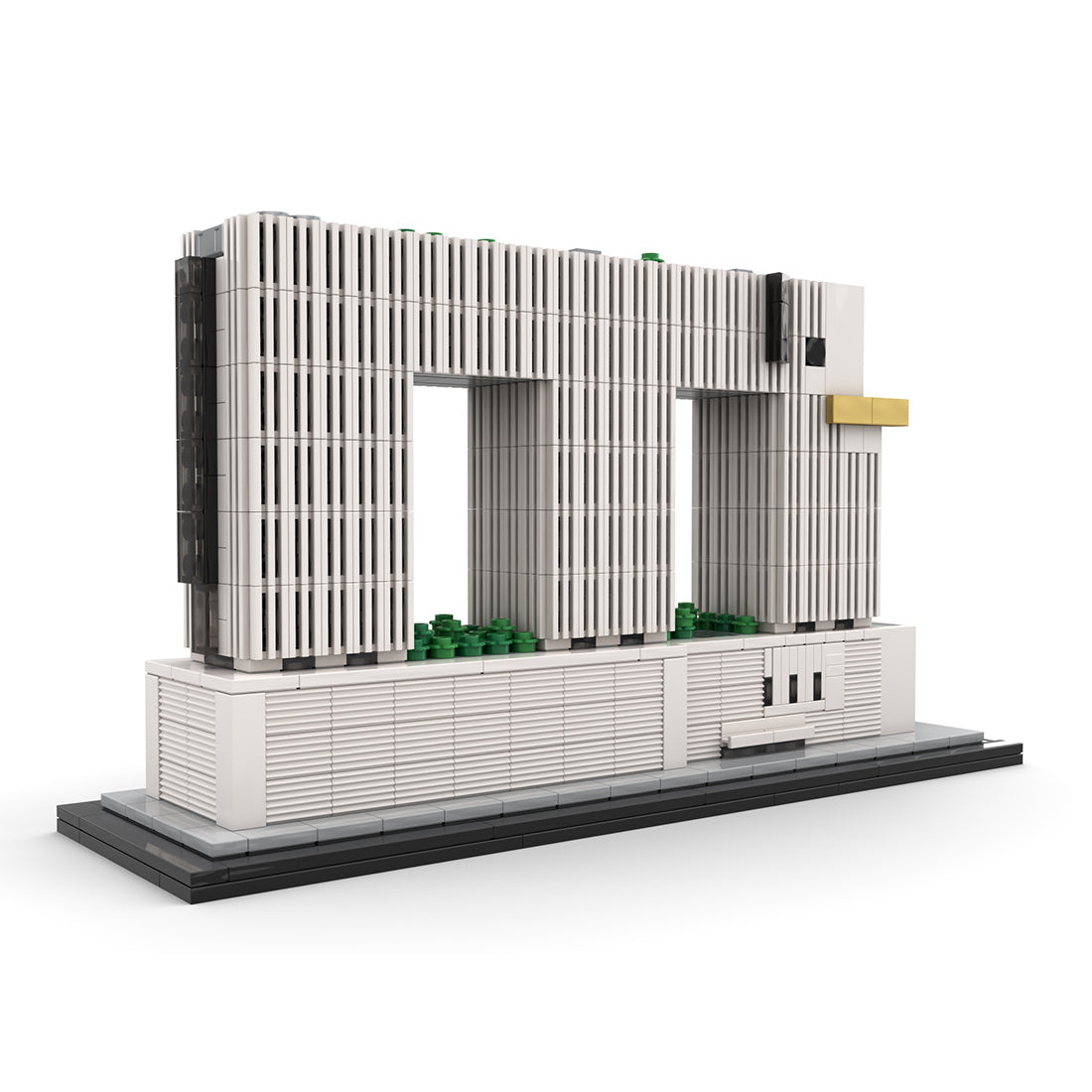 moc-237294 1/800 scale elephant building blocks set (1047pcs)
