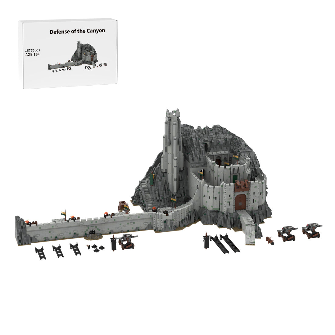 moc-38478 helm's deep building blocks set (15775pcs)