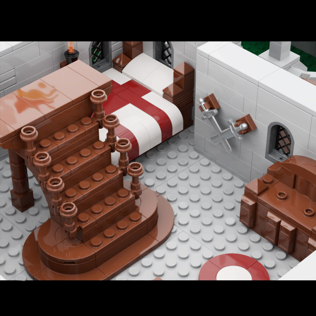 moc-229307 medieval brickberg castle building blocks set (8251pcs)