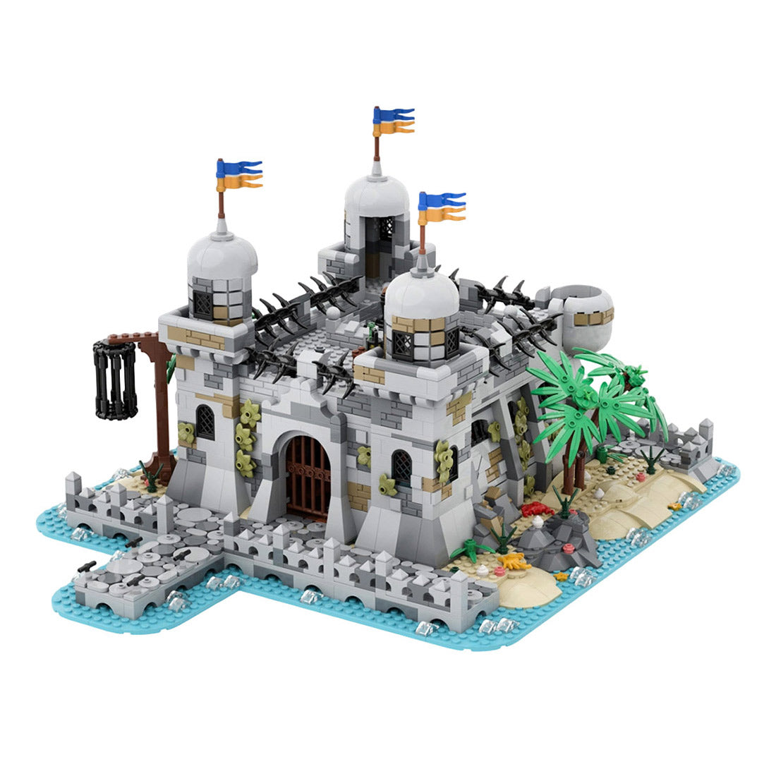 MOC-266198 Seafarer's Bay Pirate Prison Building Blocks Set