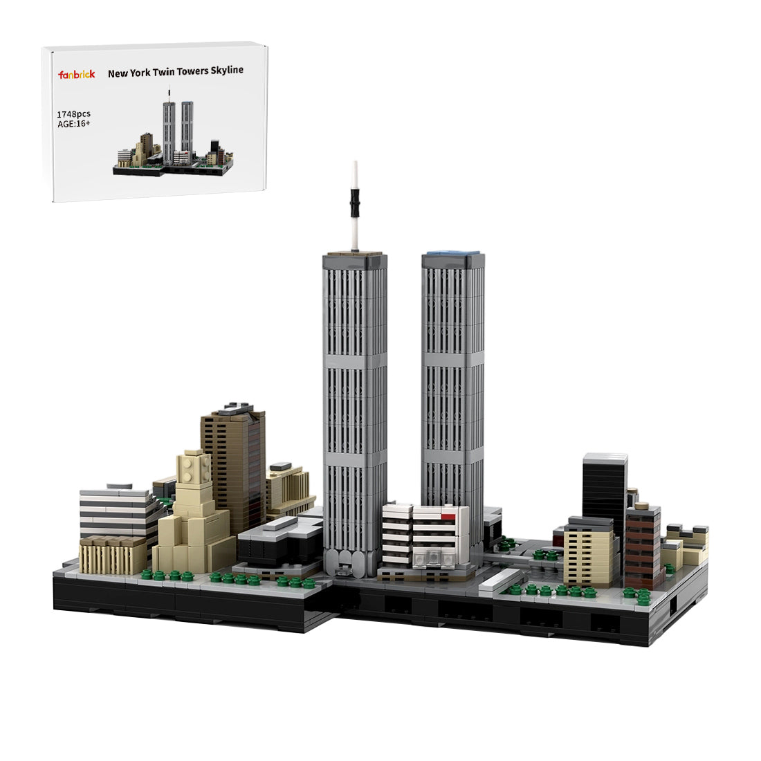 moc 24643 old world trade center skyline building blocks by fanbrick 