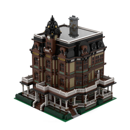 queen anne house building blocks