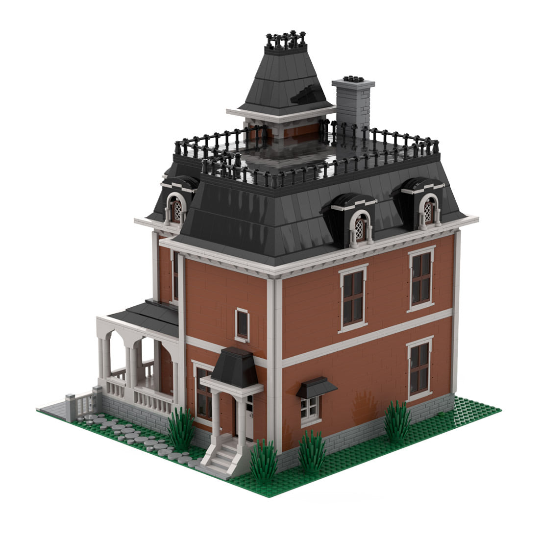 fanbrick second empire house building blocks