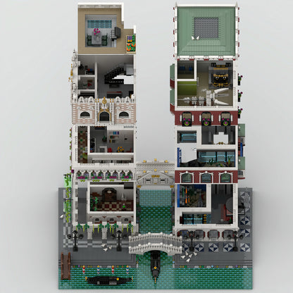 moc-84806 venice palace canal and bridge building blocks set
