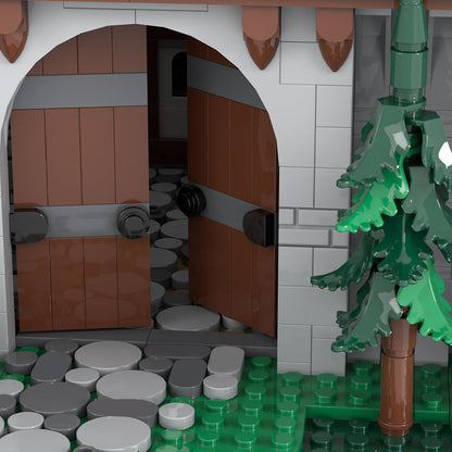 moc-241818 green dragon knights’ castle building blocks set (4862pcs)
