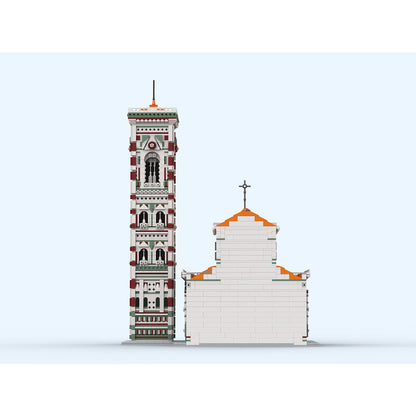 florence bell tower architectural moc model