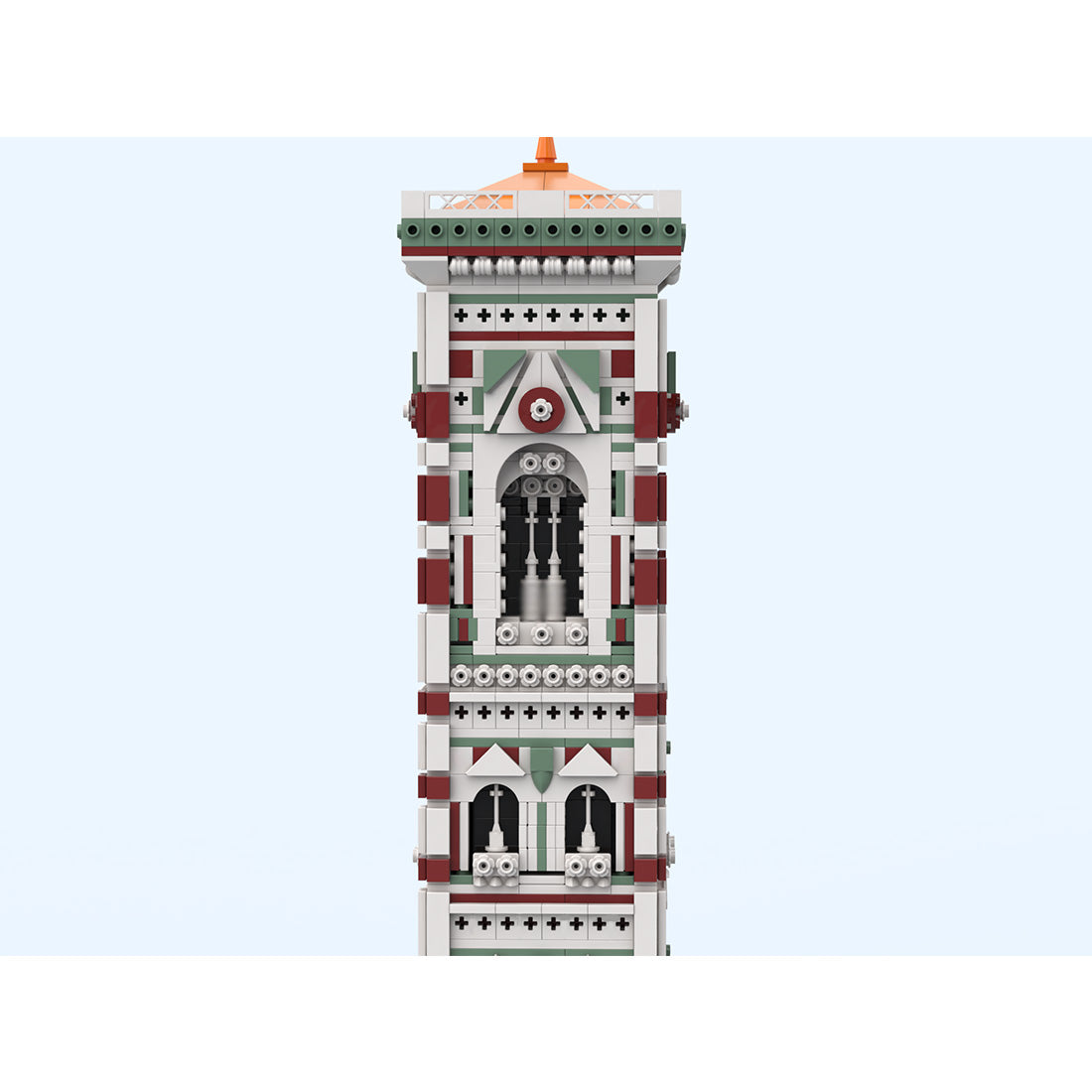 florence cathedral bell tower moc building blocks