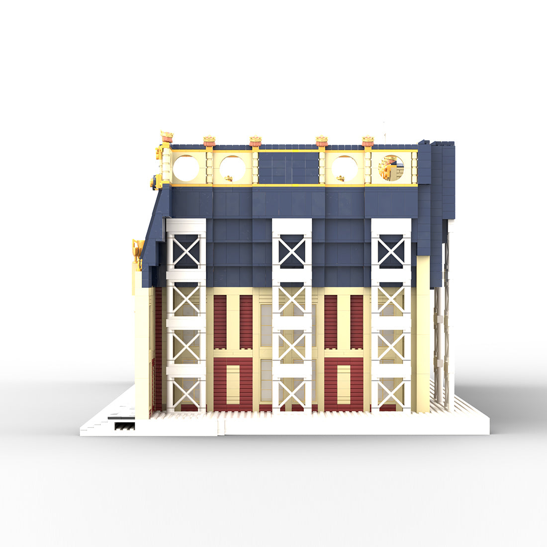 french royal palace modular brick model