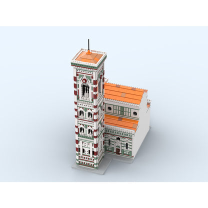 giotto’s bell tower historical landmark building set