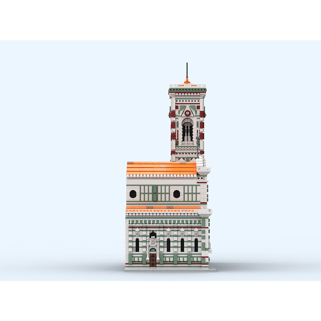 giotto’s campanile moc building blocks for adults