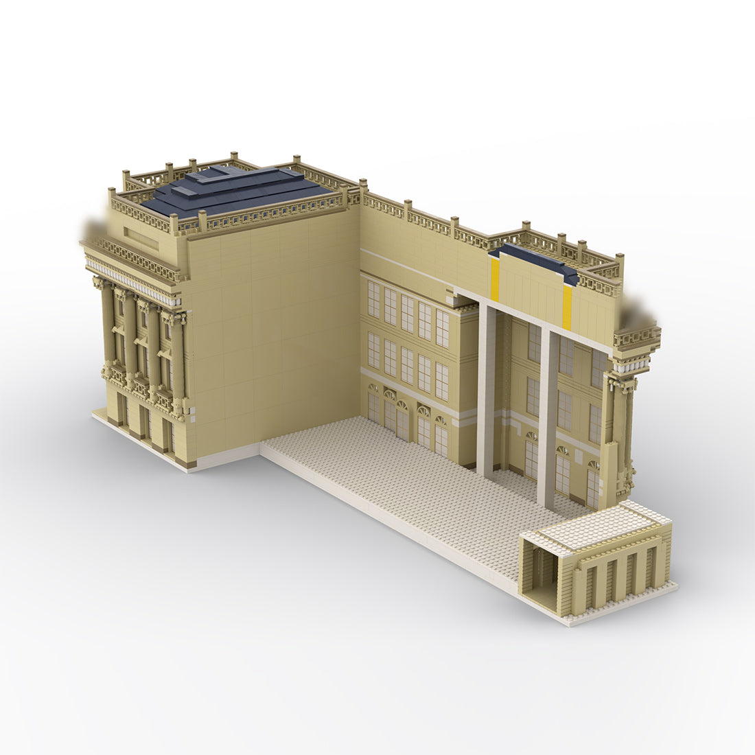 grand french palace building blocks collection