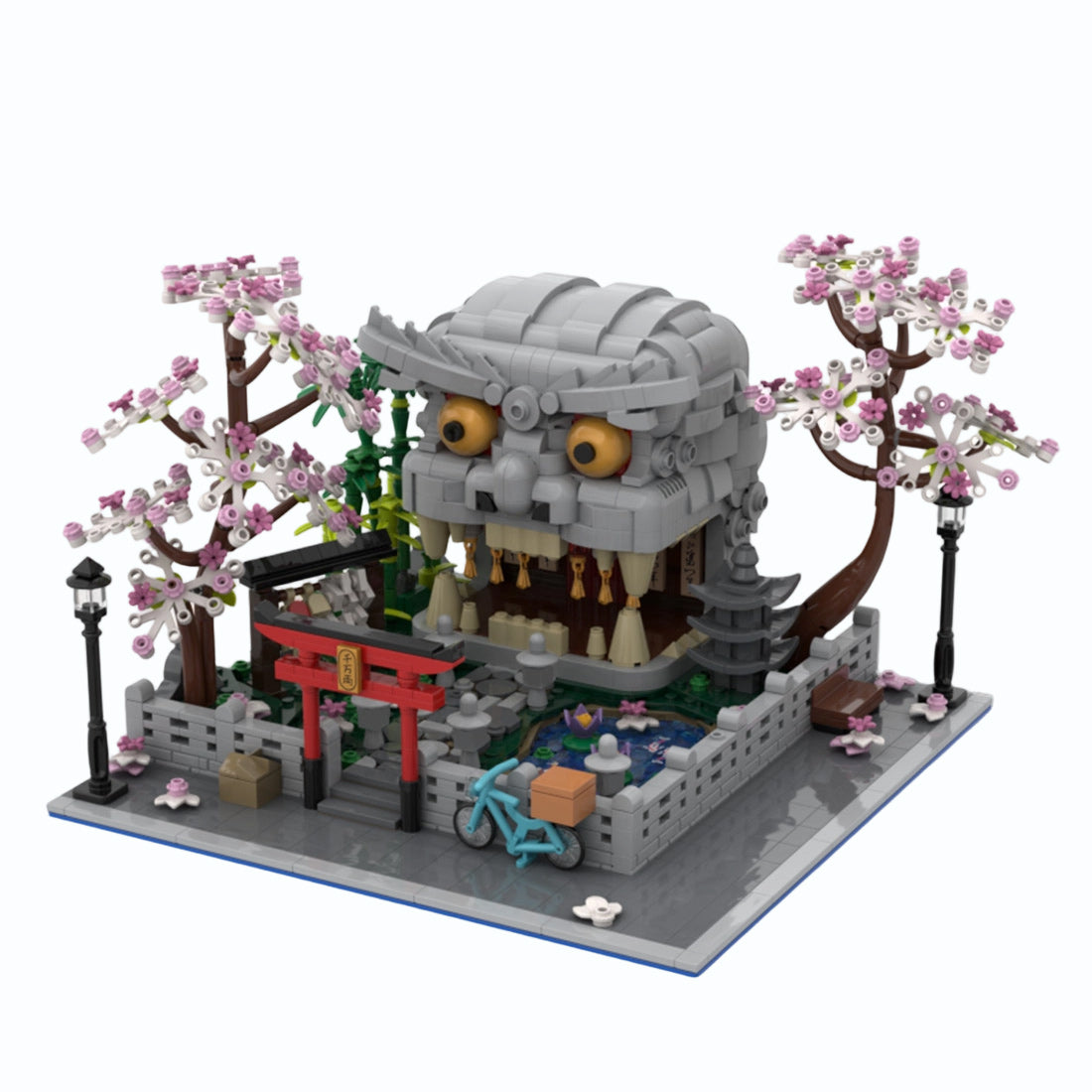 japanese-lion-head-garden-shrine-building-blocks