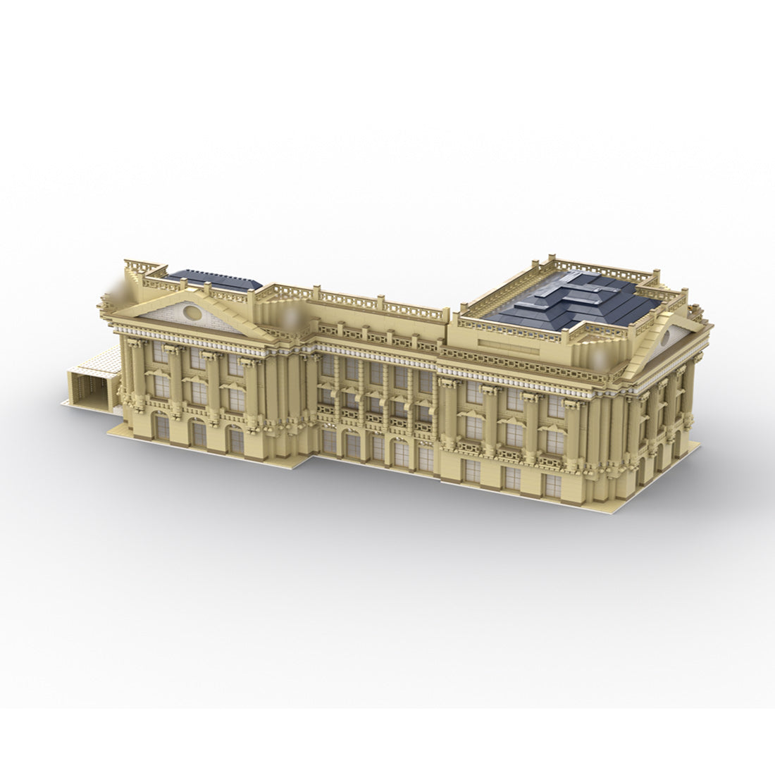majestic french palace architectural moc model