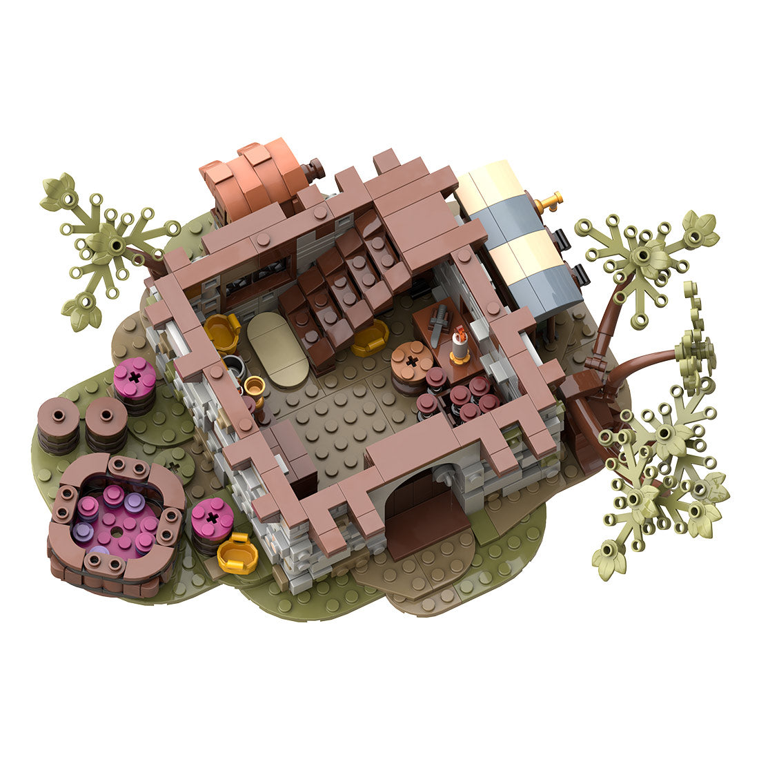medieval brewery building blocks