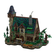 medieval fantasy cottage building blocks set