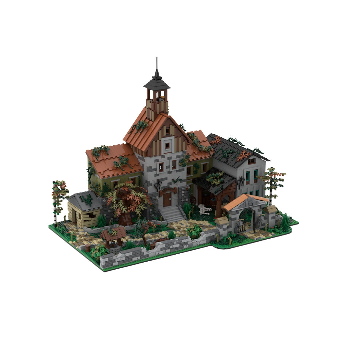 medieval manor building block set