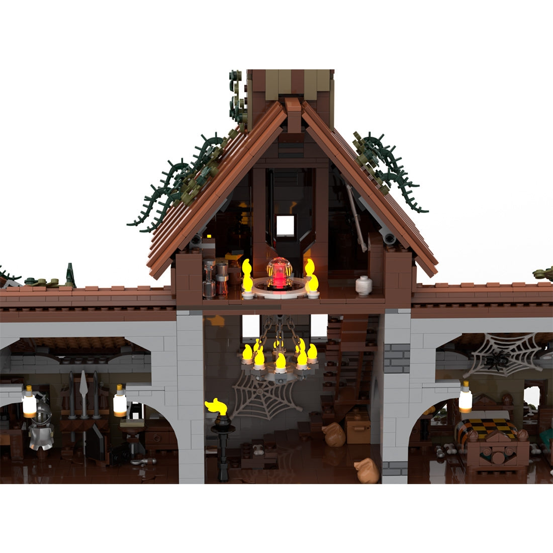 medieval manor modular building set