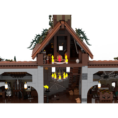 medieval manor modular building set