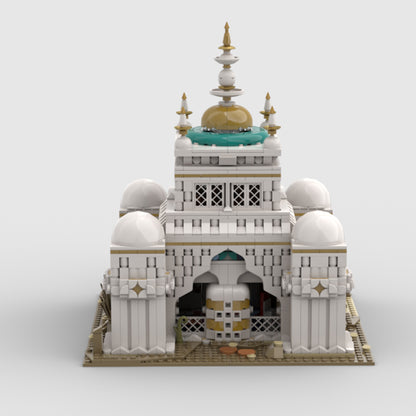 middle eastern mosque architectural building blocks set moc-120253
