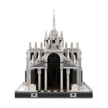 milan cathedral building blocks set, 3297pcs gothic architecture model