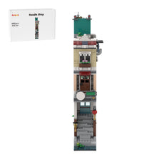 moc-125588 modular noodle shop building blocks set by lordalien