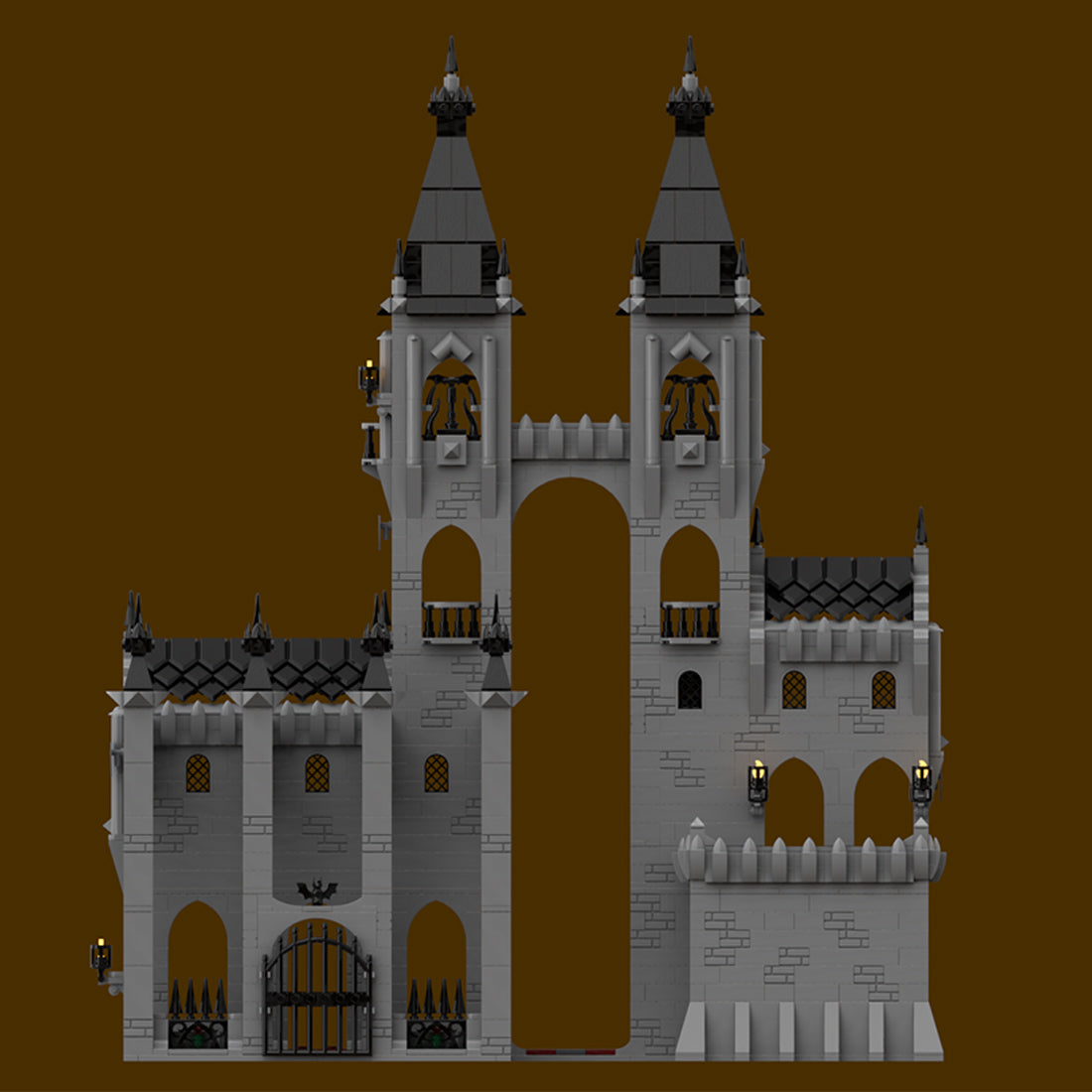 moc-186929 gothic medieval castle building blocks set 3154pcs