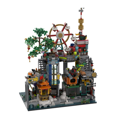 moc-187763 modular east asian floating city architecture building blocks