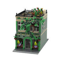 moc-209268 green vine flower shop building block