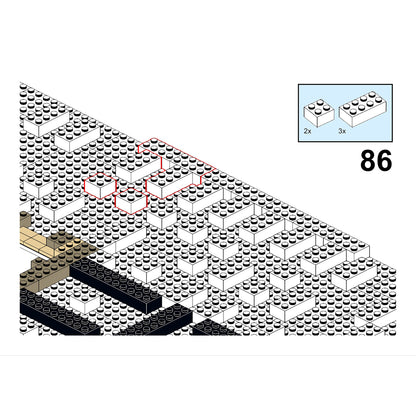 moc-214445 french palace building set part 7 – 6963 pieces