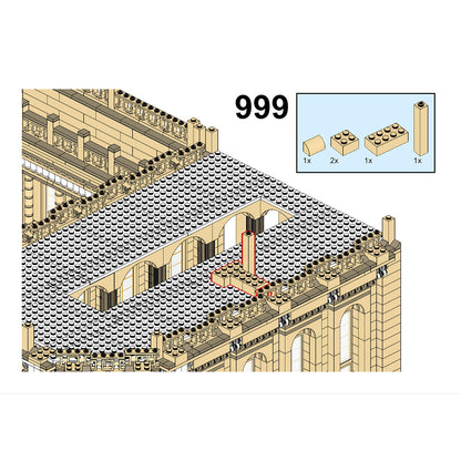moc-214445 versailles palace modular set part 7 – 6963 pieces