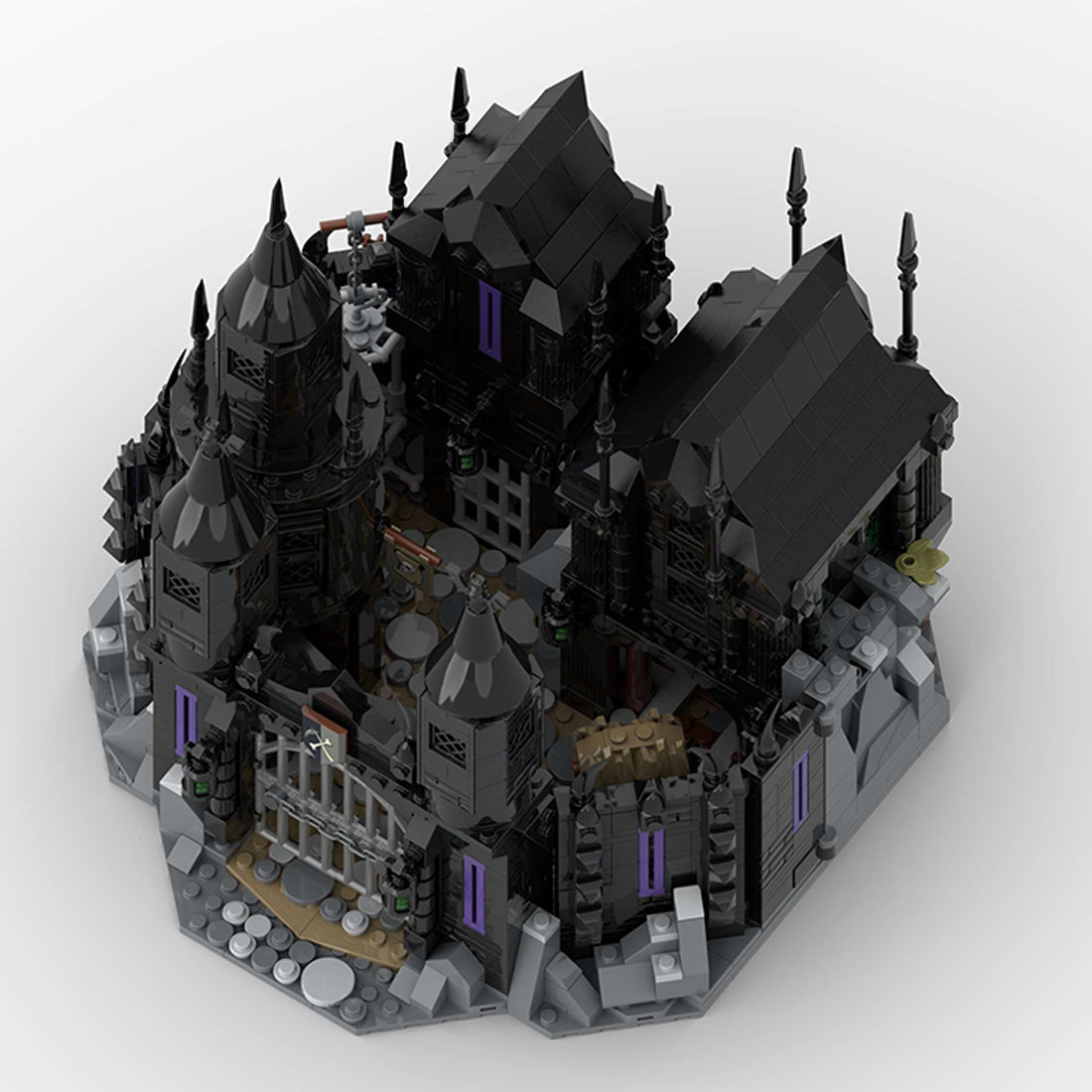 moc-214995 medieval necropolis fantasy building blocks