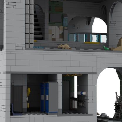 moc-218232 modular city subway station architecture building blocks