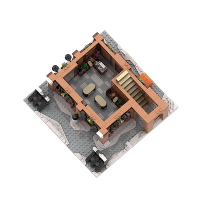 moc-239081 winter village modular christmas building set with shoe store
