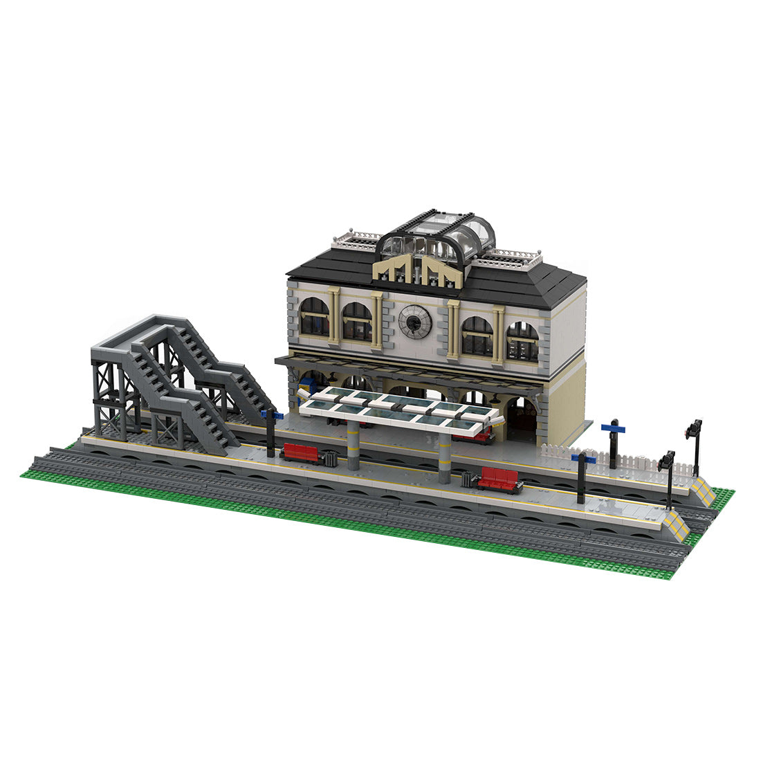 moc-262134 central train station building Block set