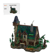 moc-267546 medieval emerald cottage building blocks
