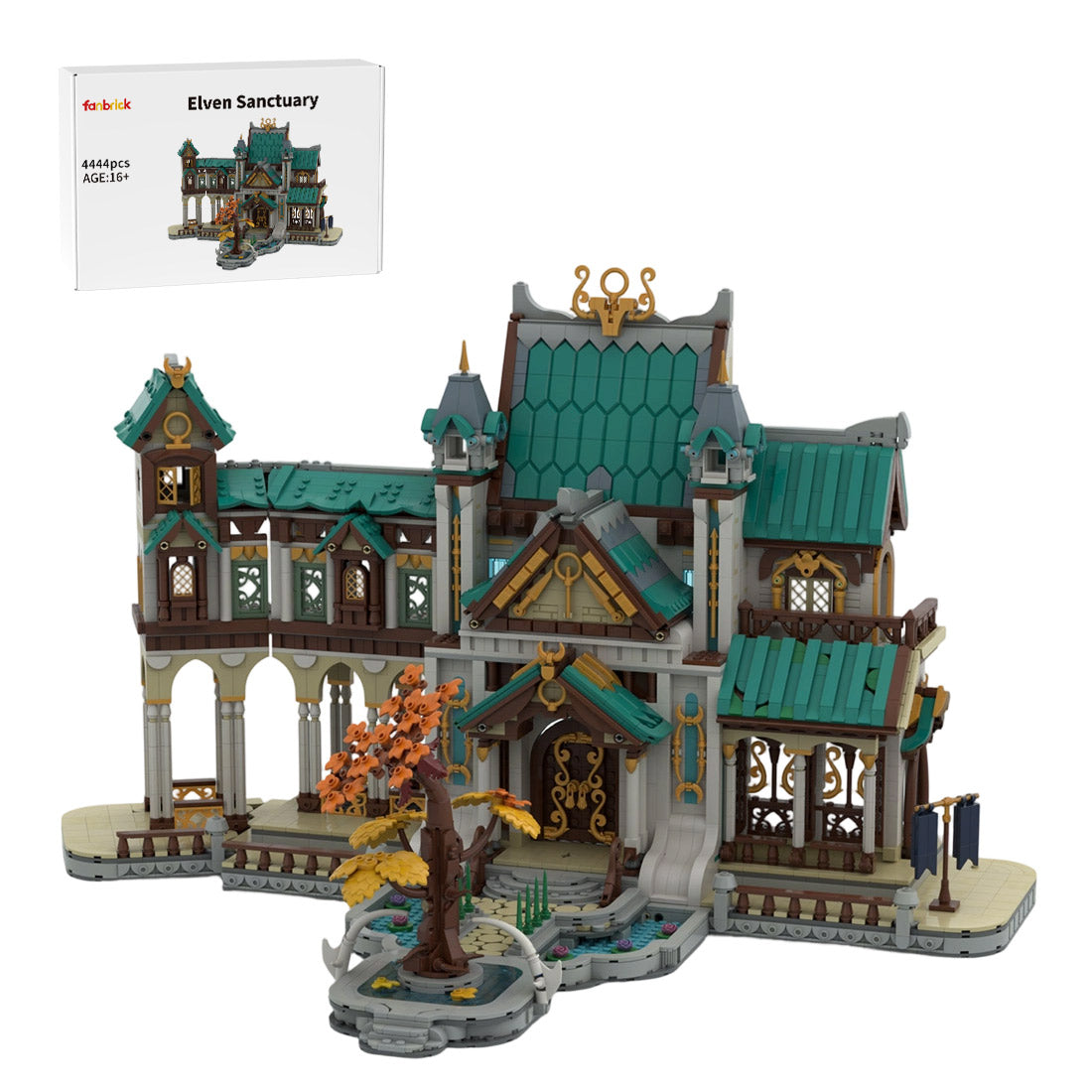 moc-268897 elven sanctuary fantasy building blocks set