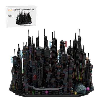 moc-270096-bay-city-building-block-inspired-altered-carbon-cyberpunk-night-city-building-blocks-6014pcs