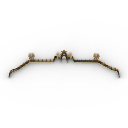 timeless french architecture building block model