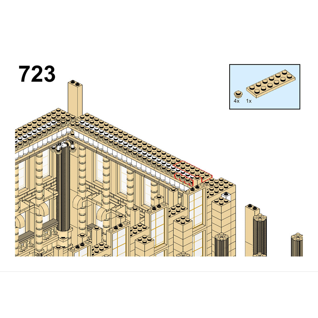 versailles palace moc part 7 – 6963 piece architectural building set