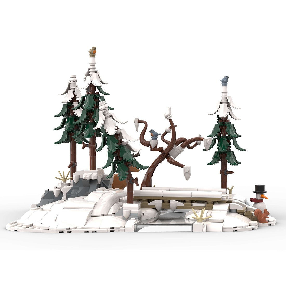 winter wonderland building set for adults
