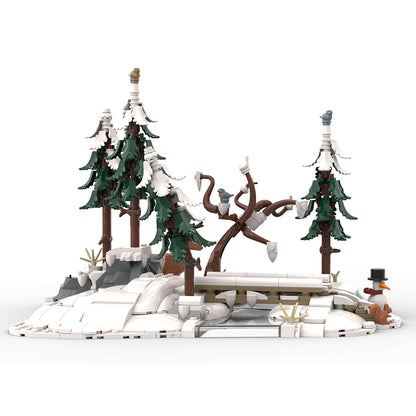 winter wonderland building set for adults